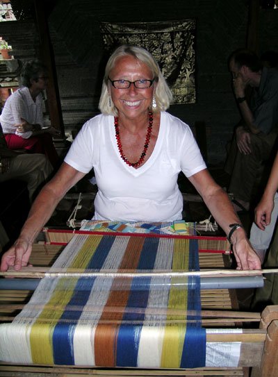 Mary Weaving in Indonesia
